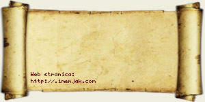 Hana Vujisić vizit kartica